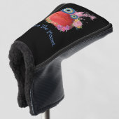 Niedliche Rote Farbe retten Planet-Sammlung Golf Headcover (3/4 Vorderseite)