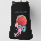 Niedliche Rote Farbe retten Planet-Sammlung Golf Headcover (Rotieren 90)