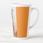 Niedliche Rote Fox Aquarellfarbe Tasse Orange (Rechts)