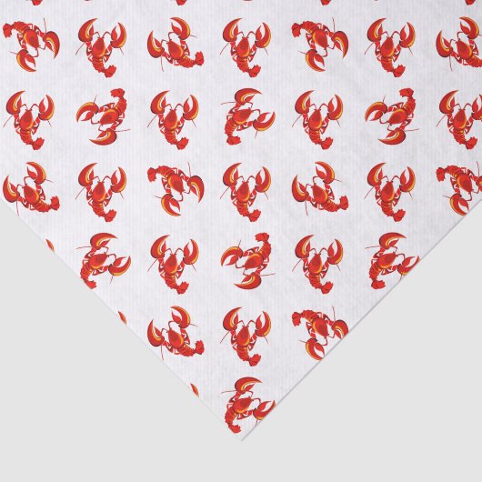 Niedliche Rote Geburtshelfer Seidenpapier (Ausschnitt)