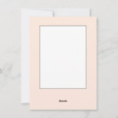 Niedliche rote Herzen Feiertagskarte (Rückseite)