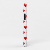 Niedliche rote Herzen gedruckt Case-Mate iPhone Hülle (Hinten/Rechts)