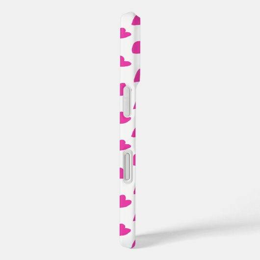 Niedliche rote Herzmuster Case-Mate iPhone Hülle (Rückseite / Rechts)