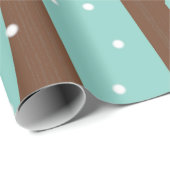 Niedliche Rote Kardinal auf der Wrappin der Winter Geschenkpapier (Rolleneckpunkt)