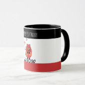 Niedliche rote Katze Tasse (VorderseiteRechts)