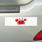 Niedliche rote Krabbe Autoaufkleber (Auf Auto)