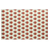 Niedliche , rote Ladybug-Cartoon-Abbildung Stoff (Fat Quarter (45,7 x 55,9 cm))