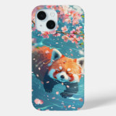 Niedliche Rote Panda-Pille im Wasser Case-Mate iPhone Hülle (Rückseite)
