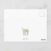 Niedliche rote Panda-Postkarte Postkarte (Rückseite)