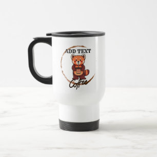 Niedliche rote Panda Tiere Kaffee Tee Custom Shop  Reisebecher