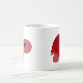 Niedliche rote Schildkröte Kaffeetasse (Mittel)