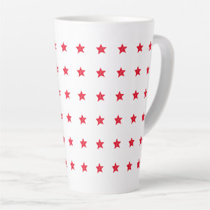 Niedliche rote Sterne Milchtasse