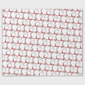 Niedliche rote Stethoskop-Krankenschwester Geschenkpapier (Flach)