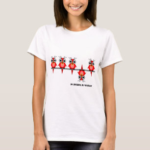 niedliche rote Vögel T-Shirt