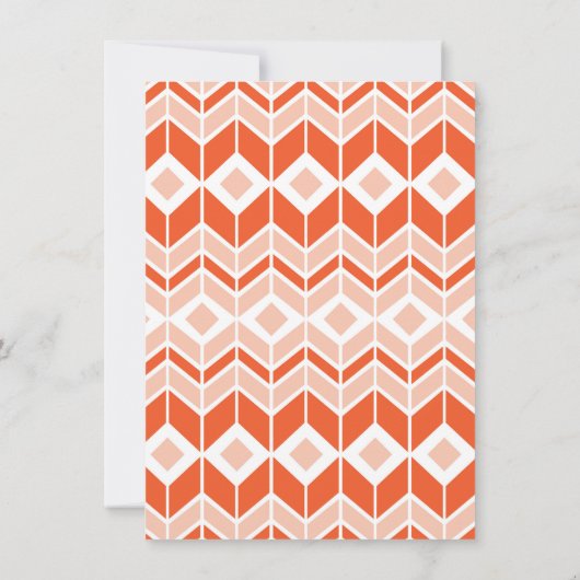 Niedliche roter Fox-Party Einladung (Rückseite)