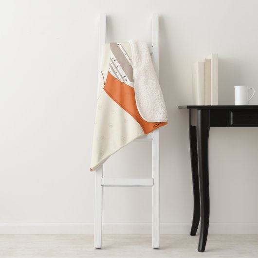 Niedliche Rotfuchs-Waldbäume Sherpadecke (Beispiel)