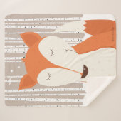 Niedliche Rotfuchs-Waldbäume Sherpadecke (Vorderseite (Horizontal))