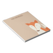 Niedliche Rotfuchs-Waldtiere Notizblock (angewinkelt)