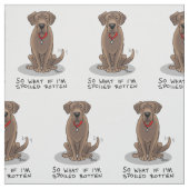 Niedliche Rottschokolade Labrador Retriever Stoff (Muster)