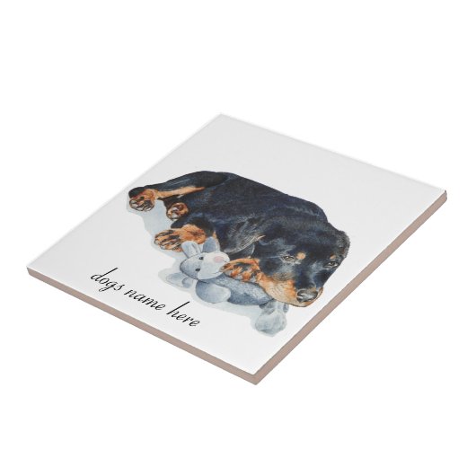 niedliche rottweiler fliese (Seite)