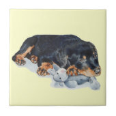 niedliche rottweiler fliese (Vorderseite)