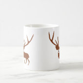 niedliche Rotwild-Comicart Kaffeetasse (Mittel)