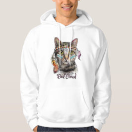 Niedliche Rotwolke Hoodie