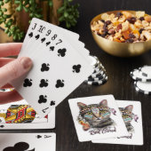 Niedliche Rotwolke Spielkarten (In Situ)
