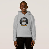 Niedliche Round Pinguin Designs Hoodie (Vorne ganz)