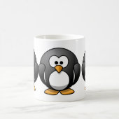 Niedliche Round Pinguin Designs Kaffeetasse (Mittel)