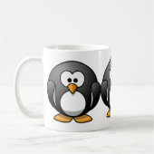 Niedliche Round Pinguin Designs Kaffeetasse (Links)