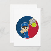 Niedliche RSVP-Karte RSVP Karte (Vorne/Hinten)