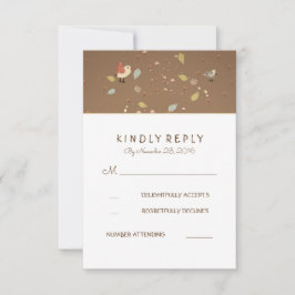 Niedliche RSVP-Karten für Hochzeiten RSVP Karte