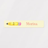 Niedliche Rücken-Schilder für Schüler Etiketten (Design 1)