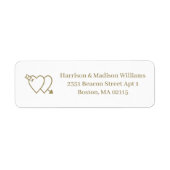 Niedliche Rücksendeadresse (Vorne)