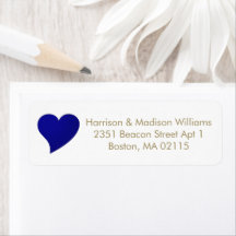 Niedliche Rücksendeadresse