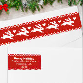 Niedliche Rücksendeadresse Bunnies