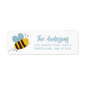 Niedliche Rücksendeadresse der Bienen (Vorne)