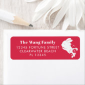 Niedliche Rücksendeadresse für Kaninchen (Insitu)