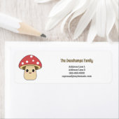 Niedliche Rücksendeadresse für Pilze (Insitu)