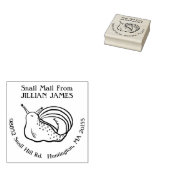 Niedliche Rücksendeadresse Gummistempel (Stempel)