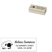 Niedliche Rücksendeadresse Gummistempel (Stempel)