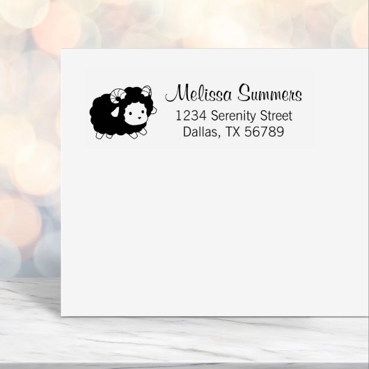 Niedliche Rücksendeadresse Permastempel