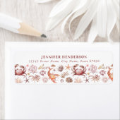 Niedliche Rücksendeadressen-Aufkleber (Insitu)