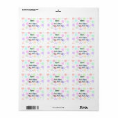 Niedliche Rücksendeadressen-Aufkleber Adressaufkleber (Vorne)