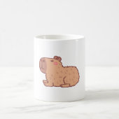 Niedliche Ruhelage Capybara Kaffeetasse (Mittel)