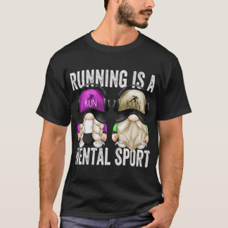 Niedliche Runners Gnome Couple Funny Running ist e T-Shirt