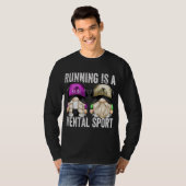 Niedliche Runners Gnome Couple Funny Running ist e T-Shirt (Vorne ganz)