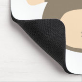 Niedliche Running-Cartoon-Bärenmousepad Mousepad (Ecke)