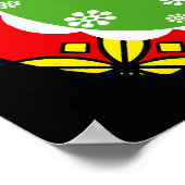 niedliche Russische Nest-Puppe Poster (Ecke)